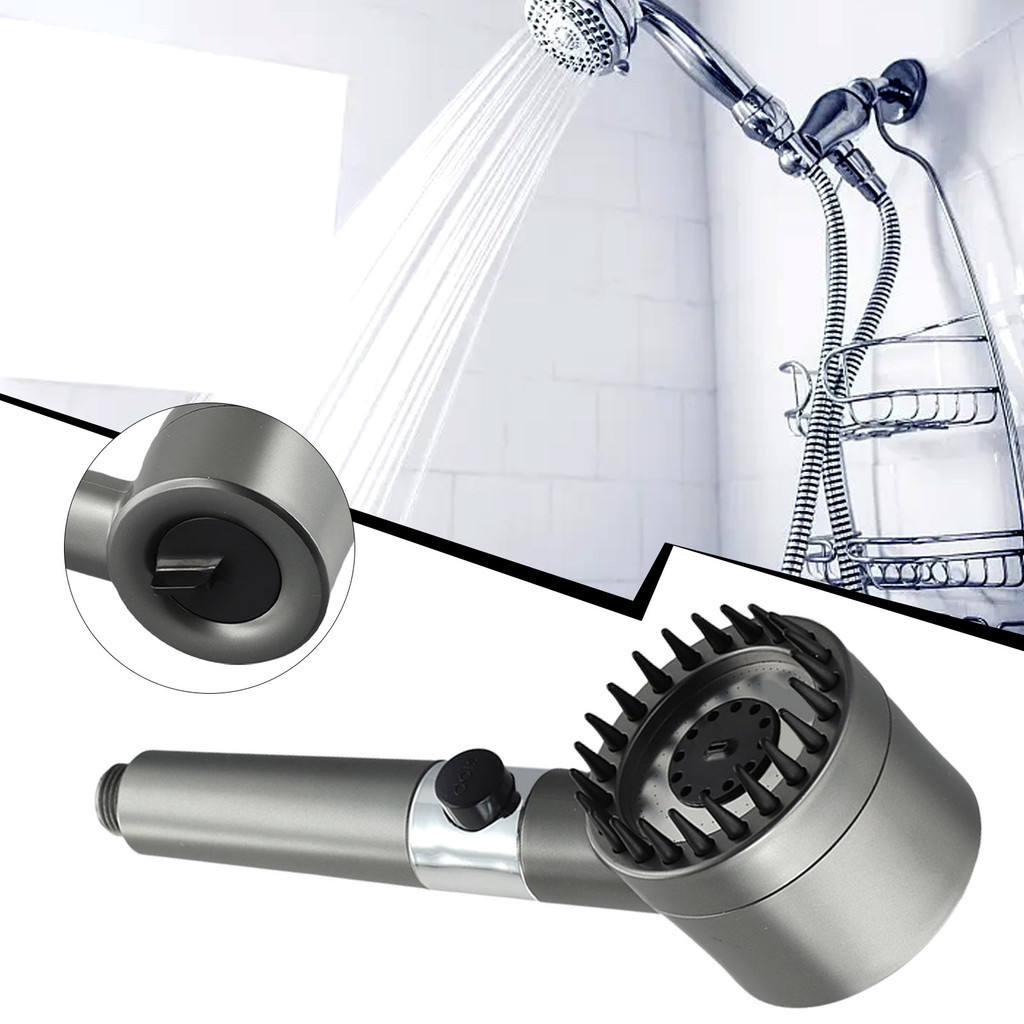 4 in 1 Massage Shower 3 Modes High Pressure Water Saving Rain Shower ...