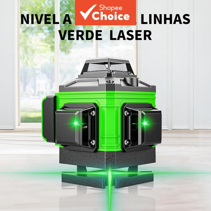 High Precision 12-Line Green Laser Level Automatic Self-Leveling Tool ...