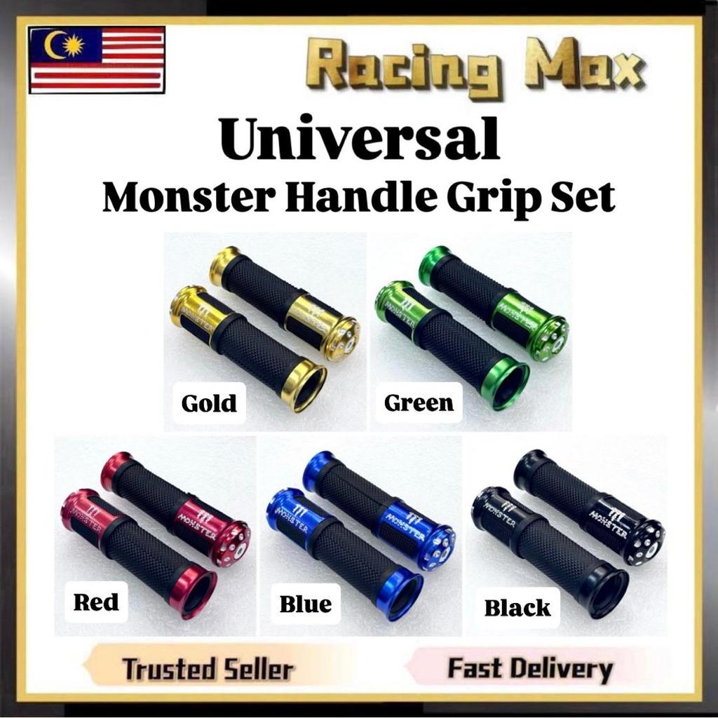 Universal Monster Alloy Handle Grip Set Hand Throttle Grip Tangan EX5 ...