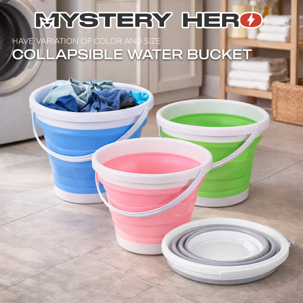 MysteryHero Foldable Bucket Foldable Pail Collapsible Bucket Water ...