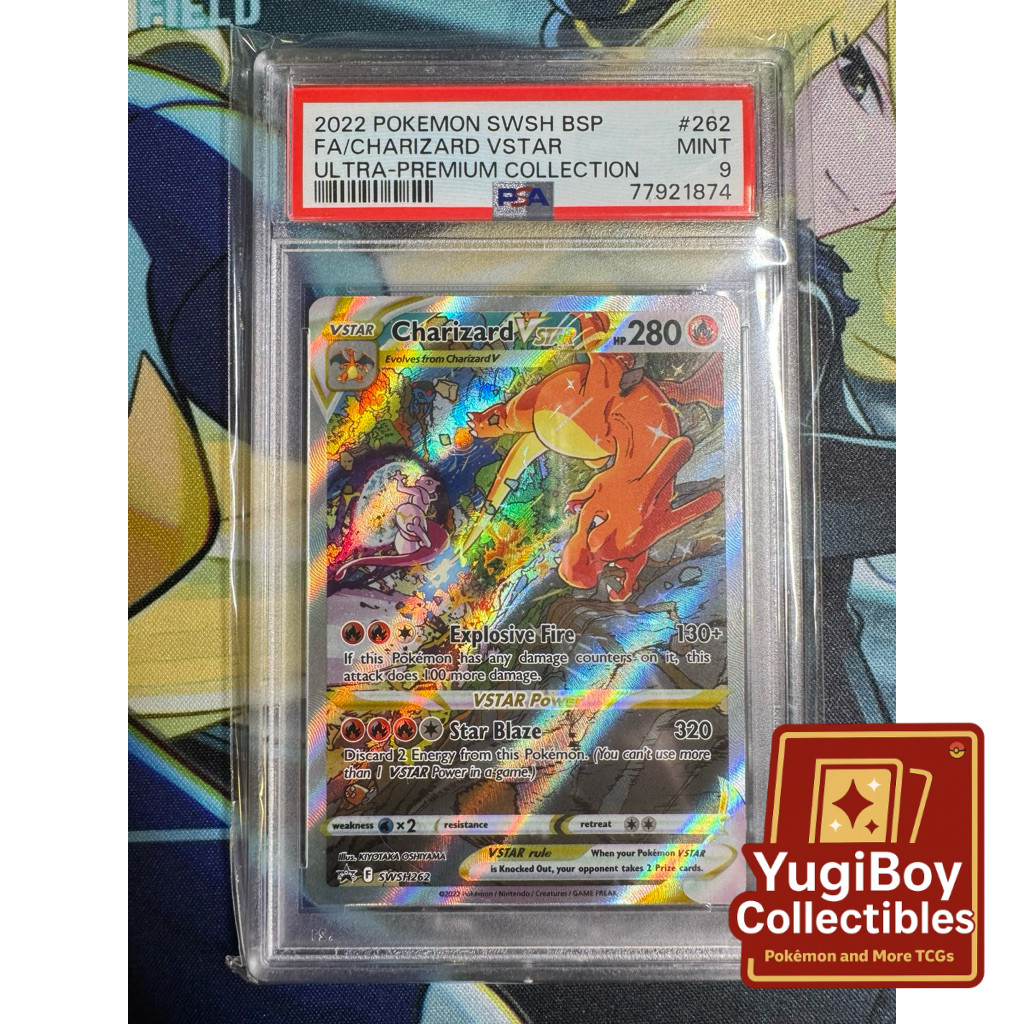 PSA 9 Charizard VSTAR SWSH262 Promo – SWSH Black Star Promos