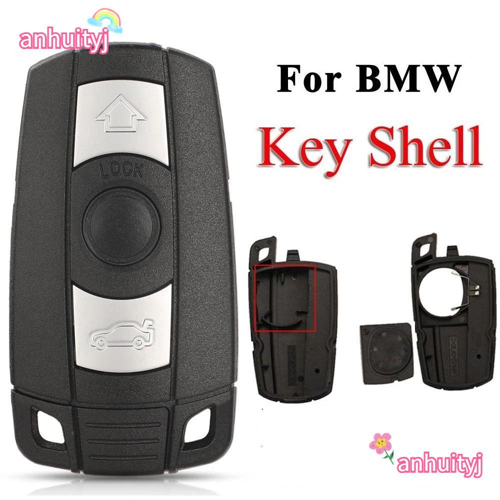 LANJ Remote Key Blade 3 Buttons Flip Fob Cover for For BMW E90 E91 E92 ...