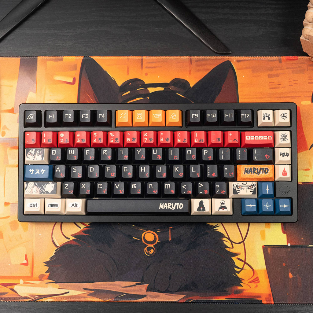 Naruto/Digimon/Kamen Rider Anime Two-Dimensional Mechanical Keyboard ...