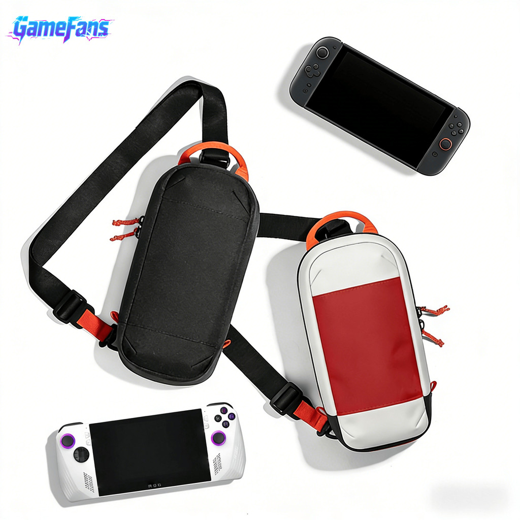 Built-In Interlayer One-Shoulder Crossbody Bag SWITCH2/Rog Ally Game ...