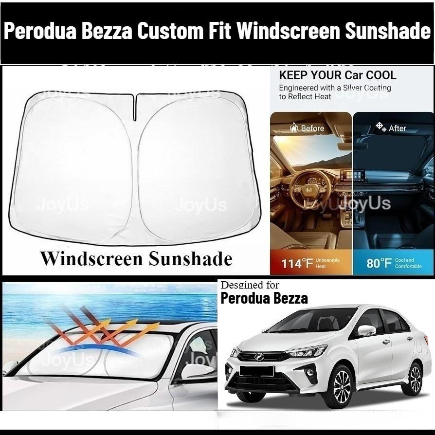 Perodua Bezza Custom Fit Windscreen Sunshade Cover | Shopee Malaysia