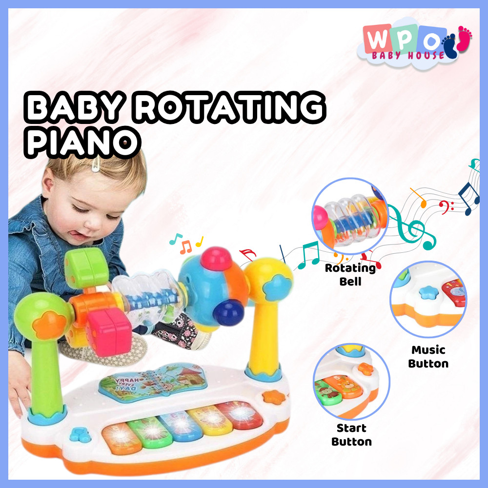 Baby ROTATING-2008 Musical Toys Intelligent Music Piano Toy Early ...