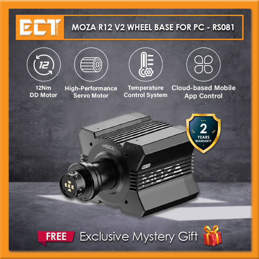Moza R12 V2 Wheel Base for PC - RS081 | Shopee Malaysia