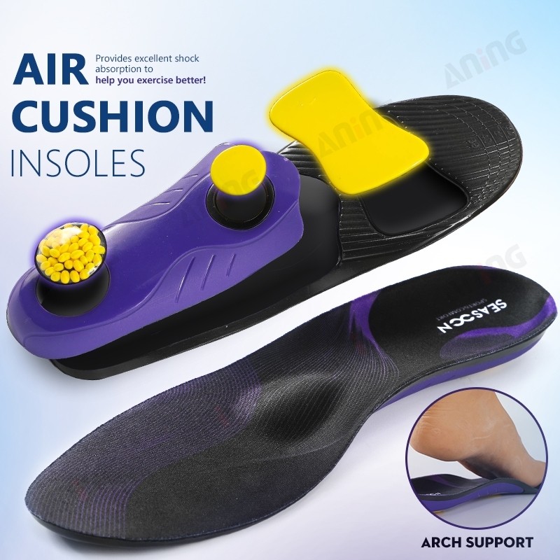 Air Cushion Shock Absorption Shoe Insoles Massage Dot Arch Support ...