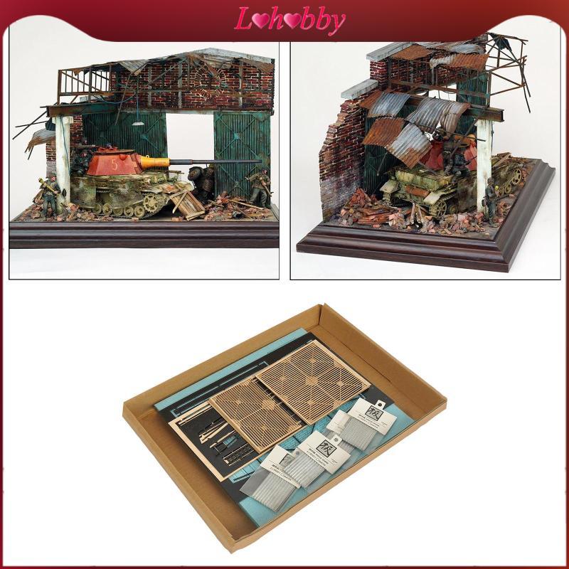 Lohobby Crafts DIY Puzzles Model Kits,Wooden Ruins ,1:35 Scale ...
