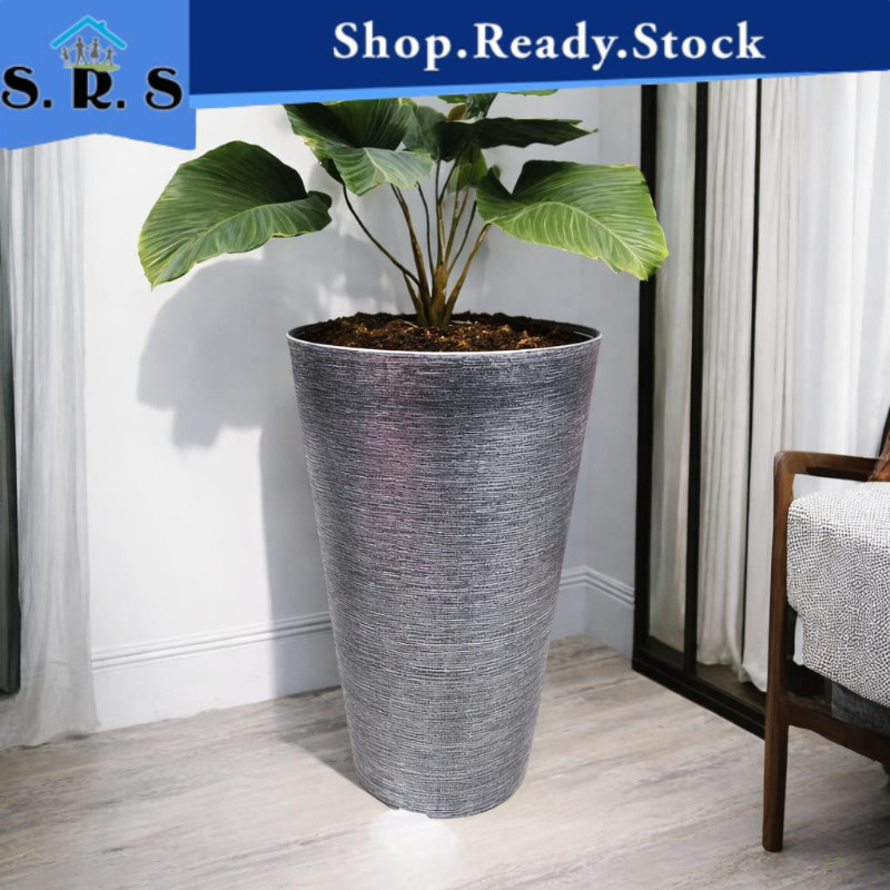 SRS_ Pasu Bunga Hiasan Indoor Vase Tinggi Decoration Garden Gold Home ...