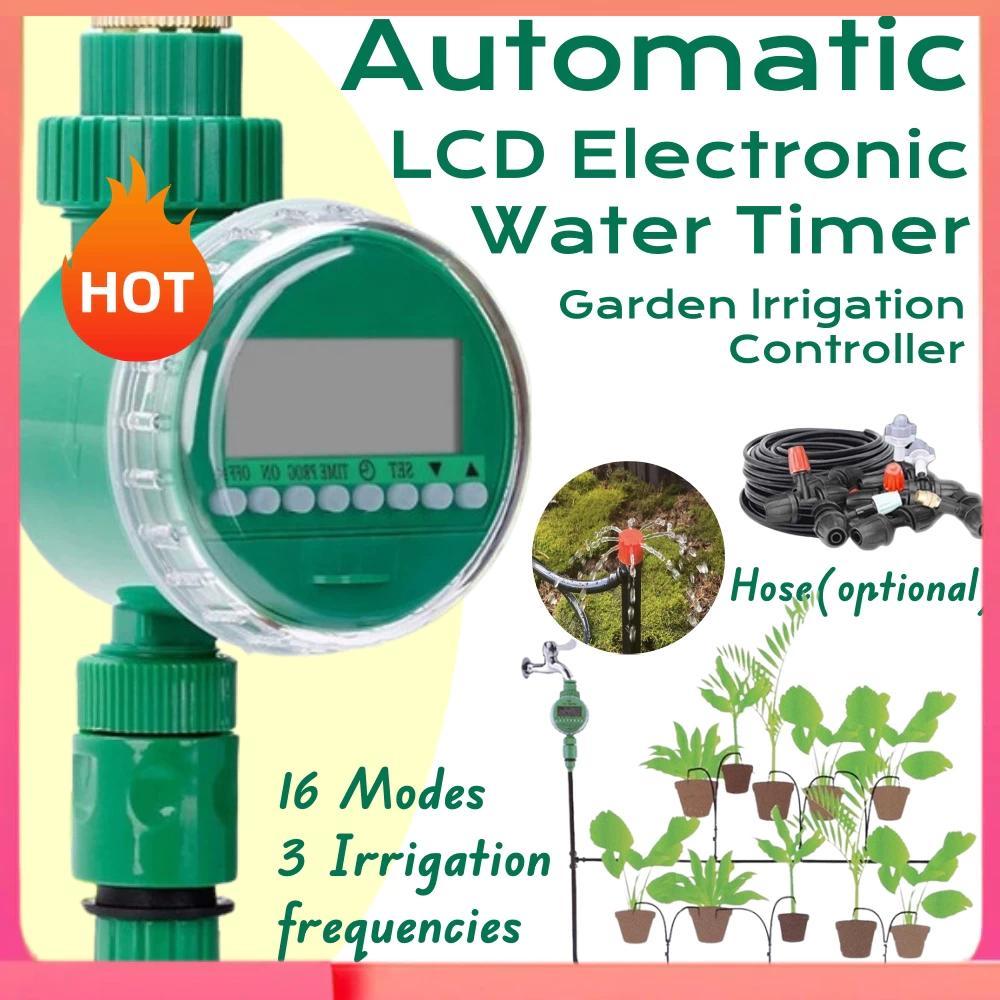 【24h ship】Automatic LCD Water Timer for Garden Irrigation Programmable ...
