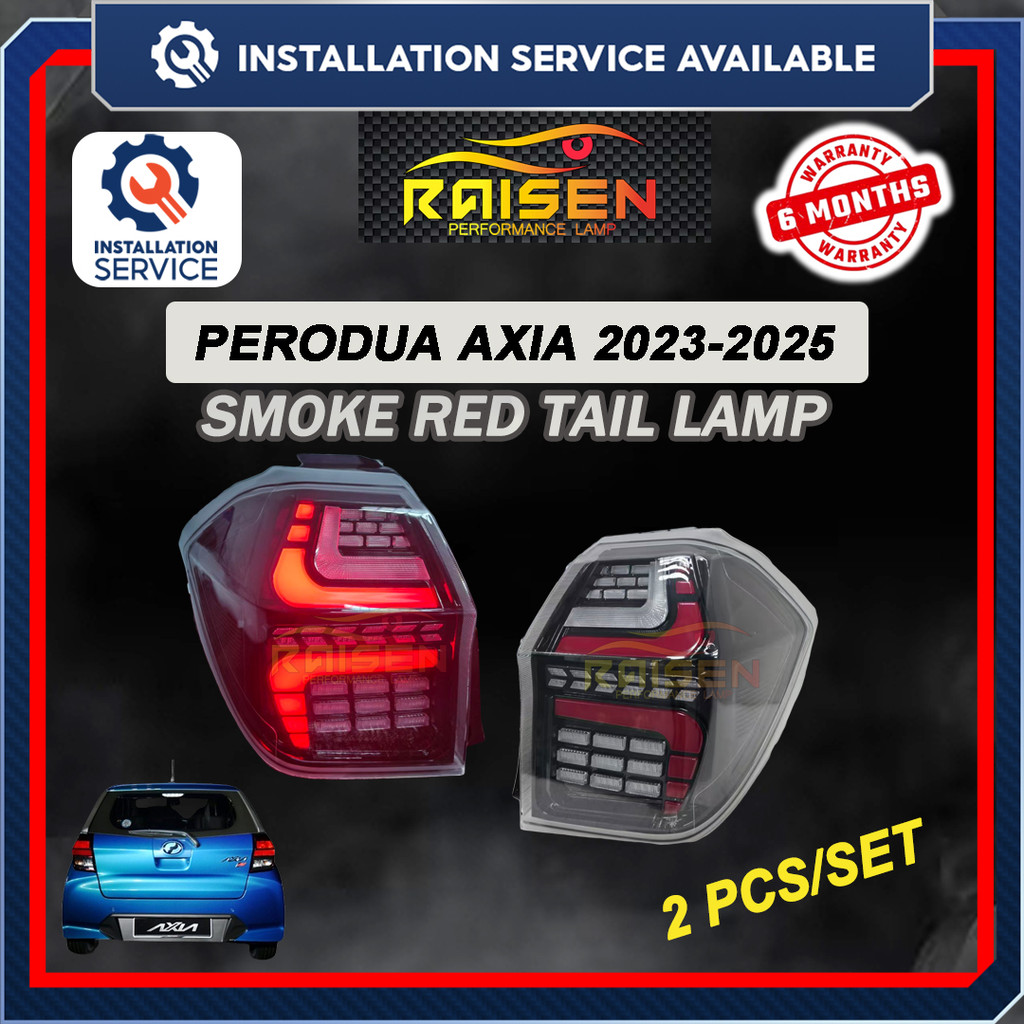 Perodua Axia 2023 - 2025 AMG Design Dynamic Tail Lamp With Signal ...