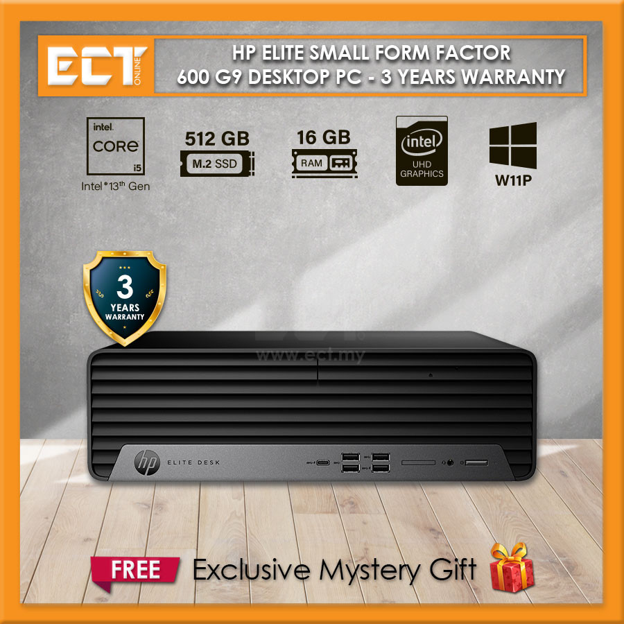 HP Elite Small Form Factor 600 G9 Desktop PC (i5-13500 4.80Ghz,512GB ...