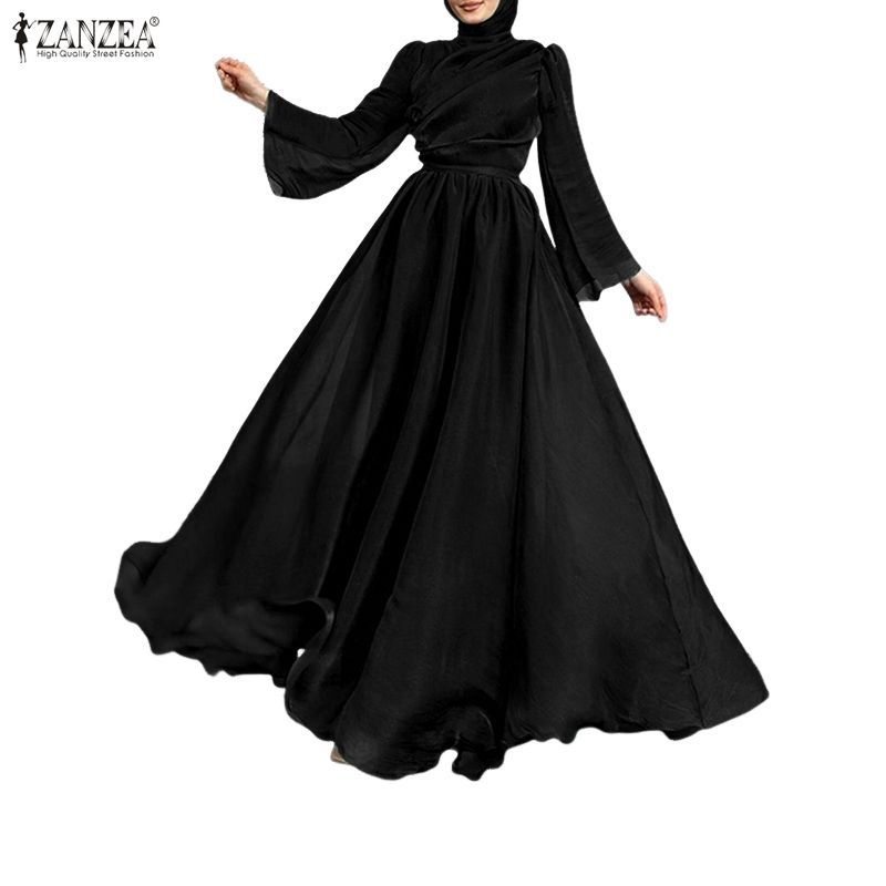 sachin and babi light blue dress MOMONACO ZANZEA Muslimah Women Silky Satin Muslim Kaftan Abaya Belted Long  Sleeve Round Neck Long Maxi Dress Baju Raya#50 Navy Pink Red Green Dress  Casual Muslim Kaftan Style - Lazada