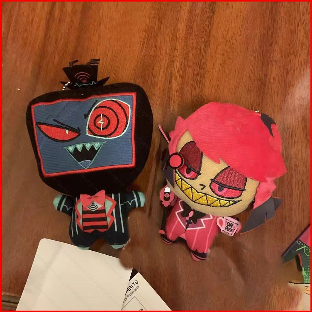 HK5 Hazbin Hotel VOX Valentino Alastor husk Plushie Anime Peripheral ...