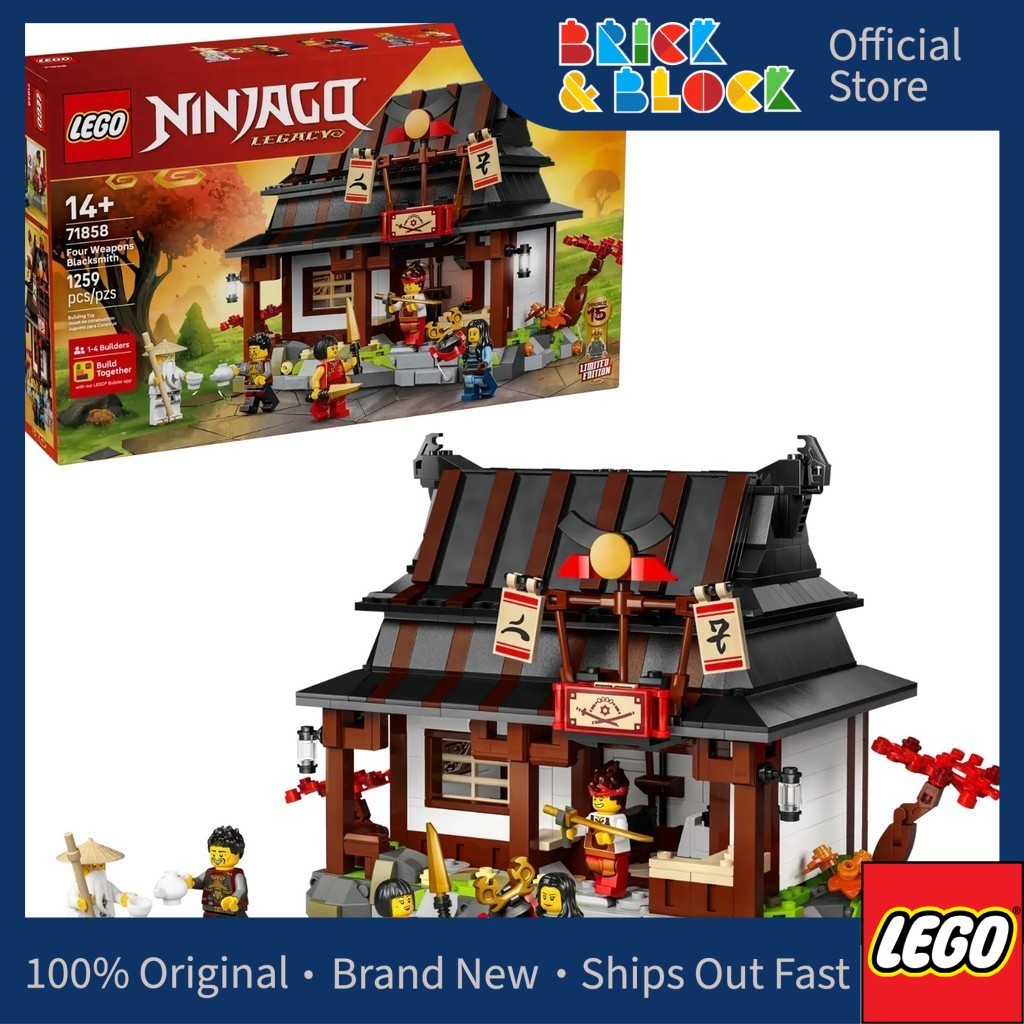 LEGO 71858 Four Weapons Blacksmith 15th Anniversary | LEGO Ninjago ...