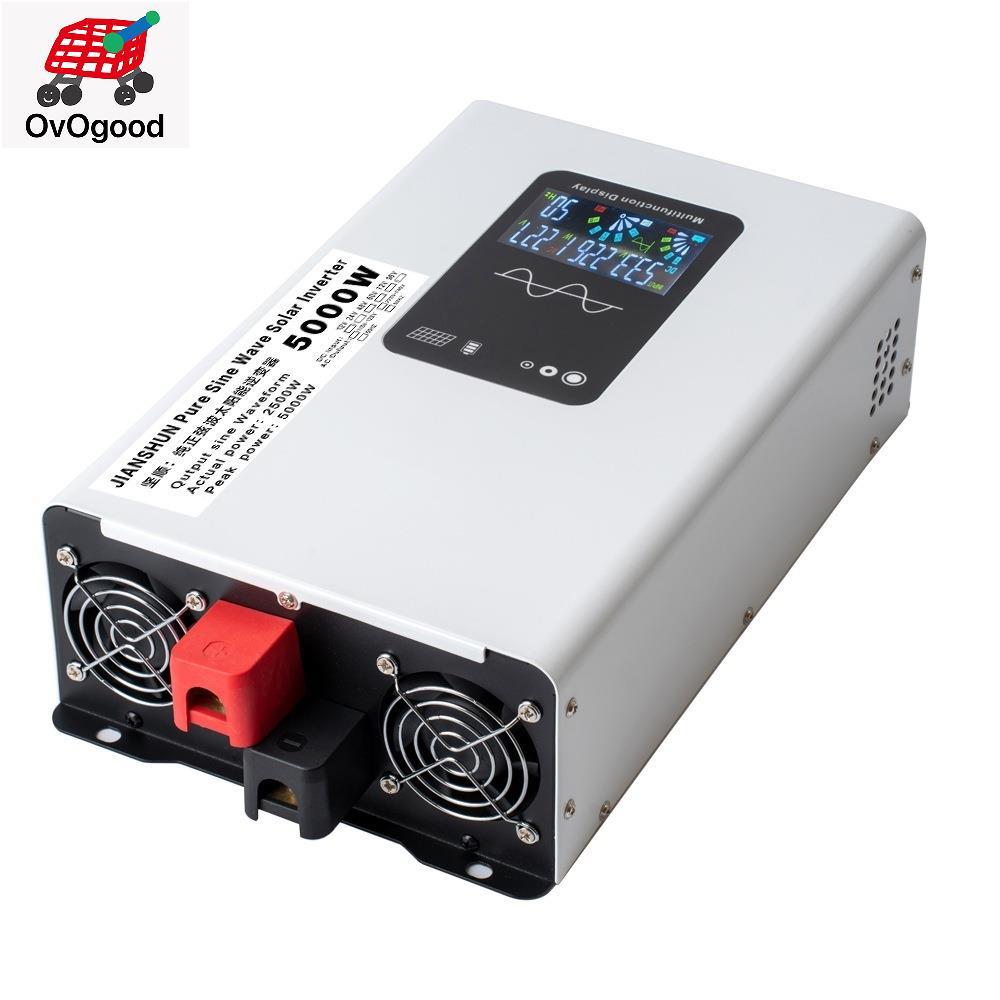 5000W 6000W 8000W Pure Sine Wave Inverter DC 12V 24V 48V 60V 72V To AC ...
