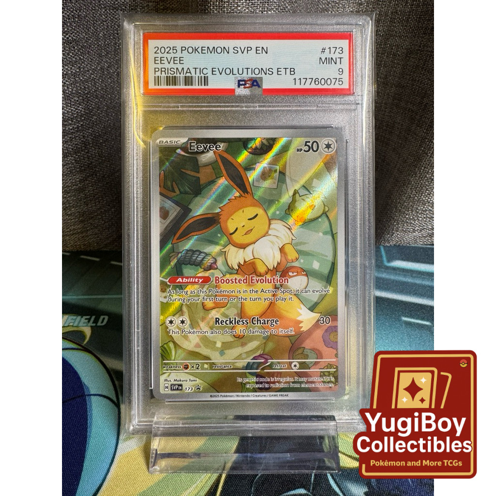 PSA 9 Eevee SVP173 Promo – SVP Black Star Promos