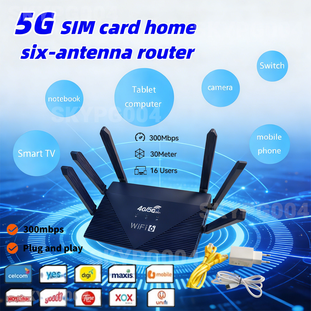 WR910 WiFi6 Router –High-Speed Modem | Supports All Telcos| 4G/5G SIM ...