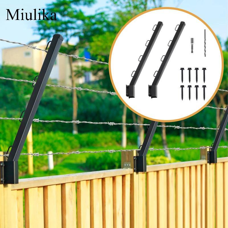 [Miulika] Fence Post Extender Heavy Duty Barbed Wire Extension Arm ...