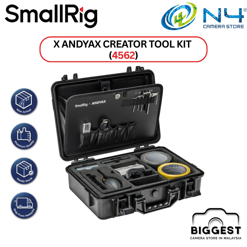 SmallRig x Andyax Toolbox 4562 for Creators, Camera Tool Box Hard Case ...