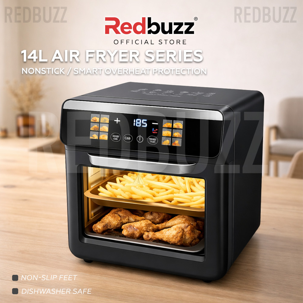 REDBUZZ 1500W 14L Digital Super Large Air Fryer Oven Chef Master Series ...