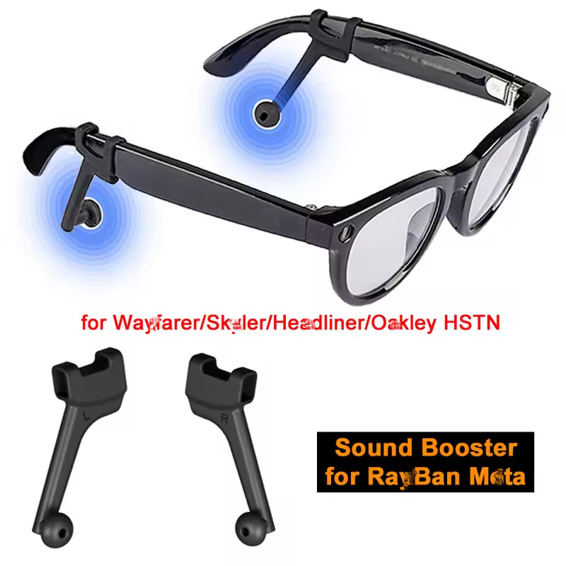 Sound Booster Amplifier for Ray-Ban Me-ta Smart AI Glasses Sound Guide ...