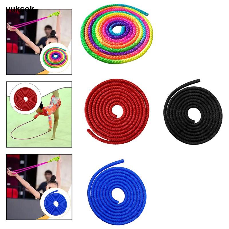 yuksok Rhythmic Gymnastics Rope Versatile Nylon Material 3m Exercise ...