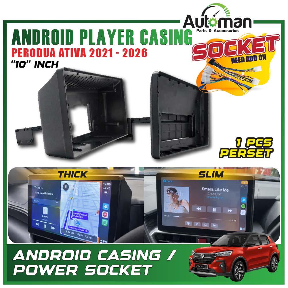 Android Player Casing Perodua Ativa 2021 - 2026 Dashboard Frame Low ...