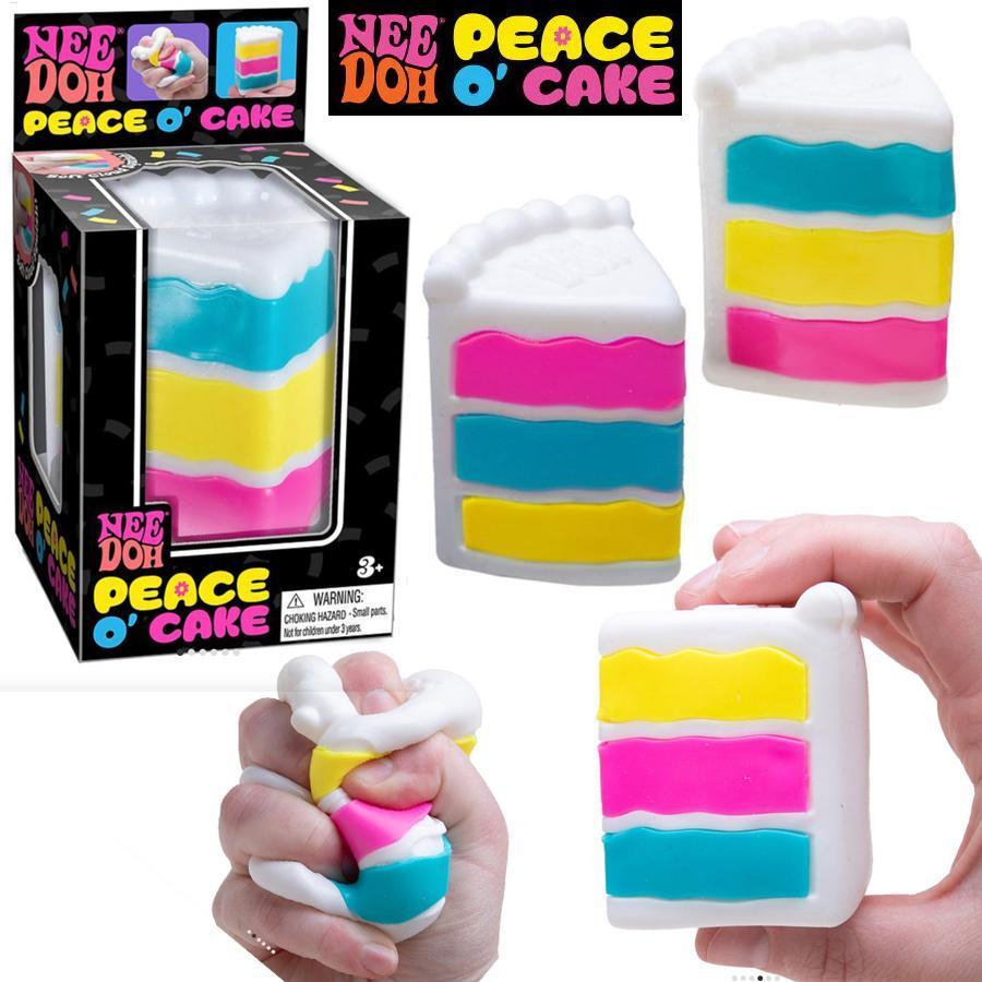 schylling-needoh-peace-o-cake-squishy-toy-2026-nee-doh-rainbow-cake