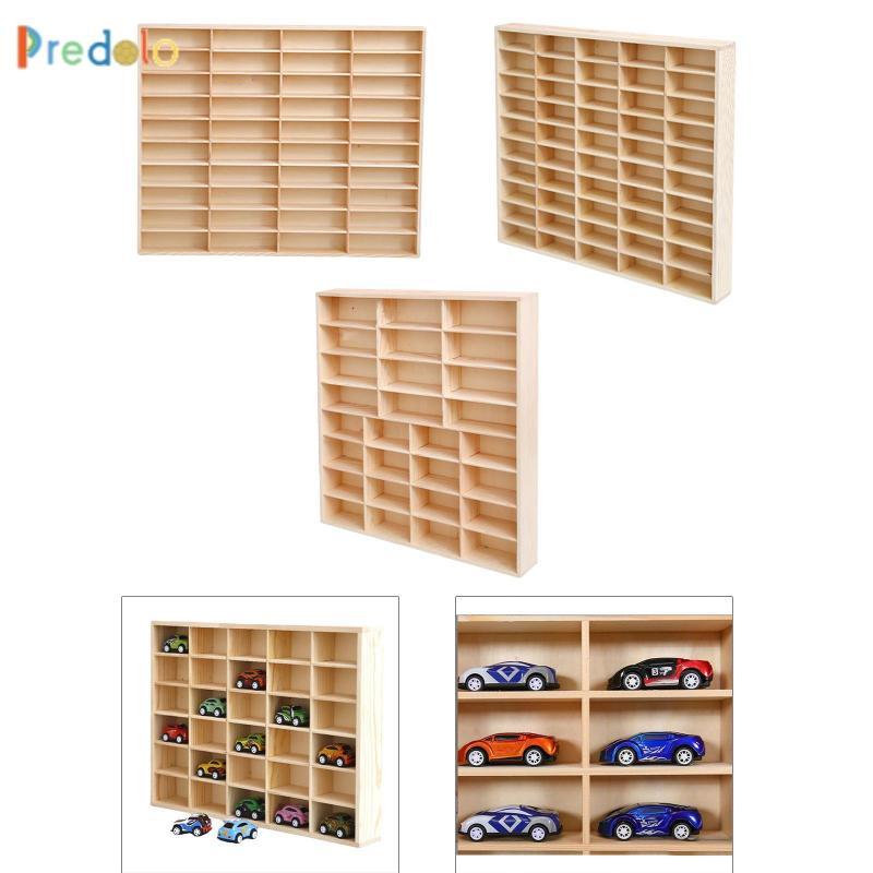 predolo 1/64 Car Display Rack Shelf Cars Wheels Display Case Figures ...