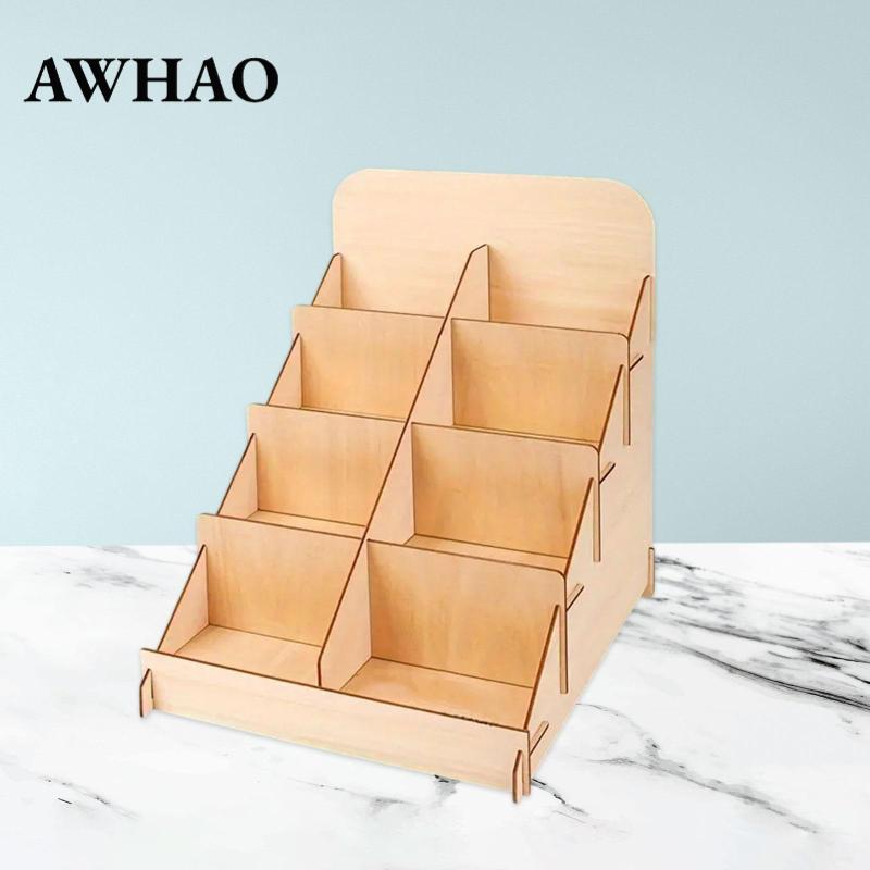 [AWHAO] Card Display Rack Collector Countertop Multipurpose Counter Top ...