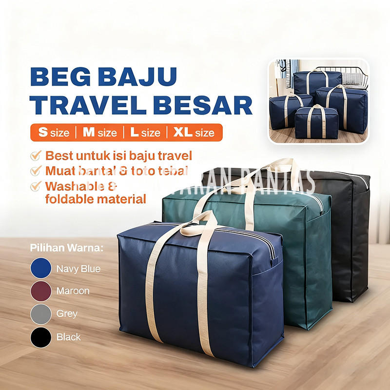 BIG BAG Storage bag Beg Guni Besar Berzip Bag Toto Bag Pillow Beg ...