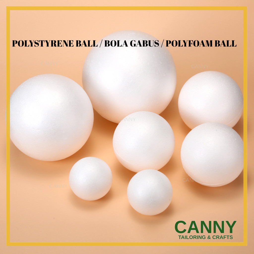 White Round Polystrene Ball / Polystyrene Craft Foam Ball / Polyfoam ...