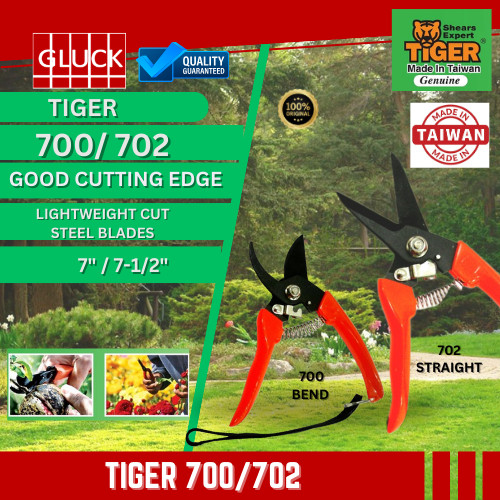 TIGER PRUNING SHEARS 700/702# (STRAIGHT/CURVED) | Shopee Malaysia