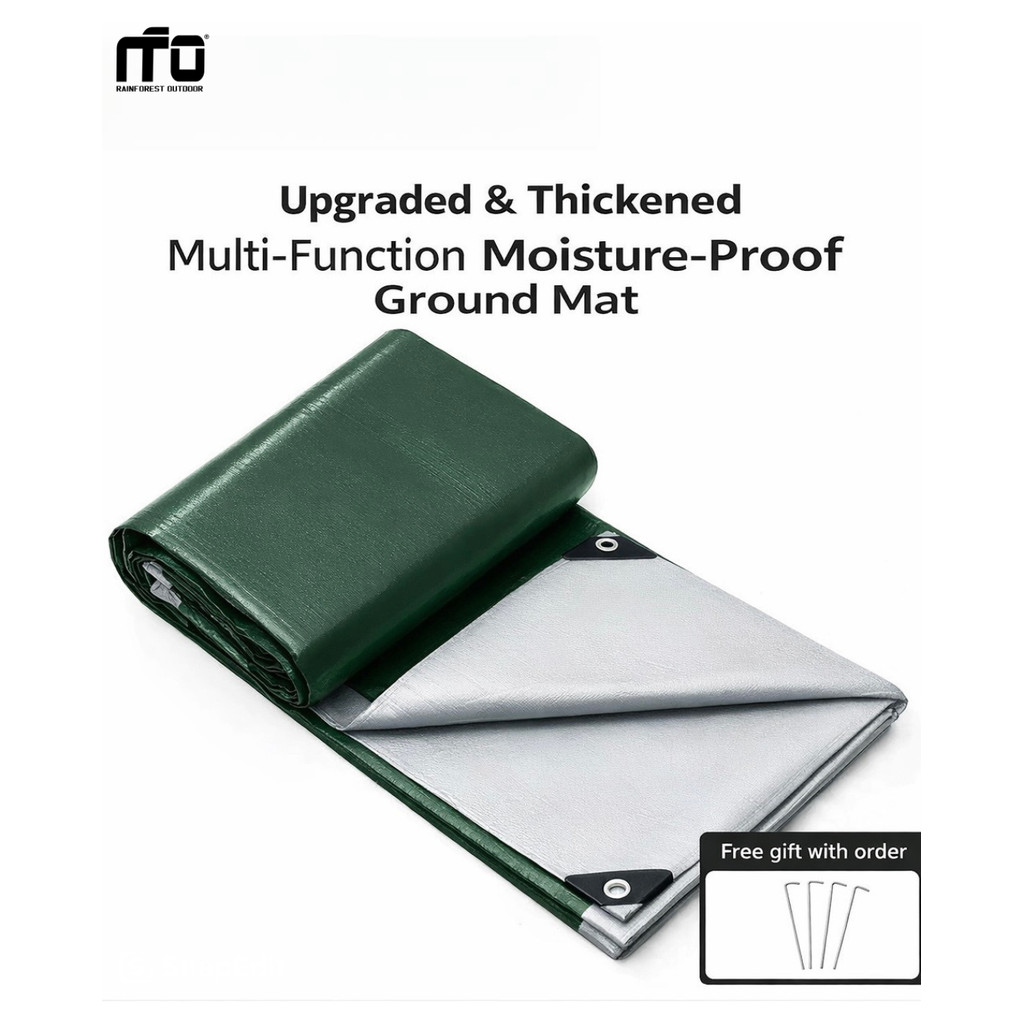 Multipurpose Ground Sheet ( Silver Colour) | Shopee Malaysia