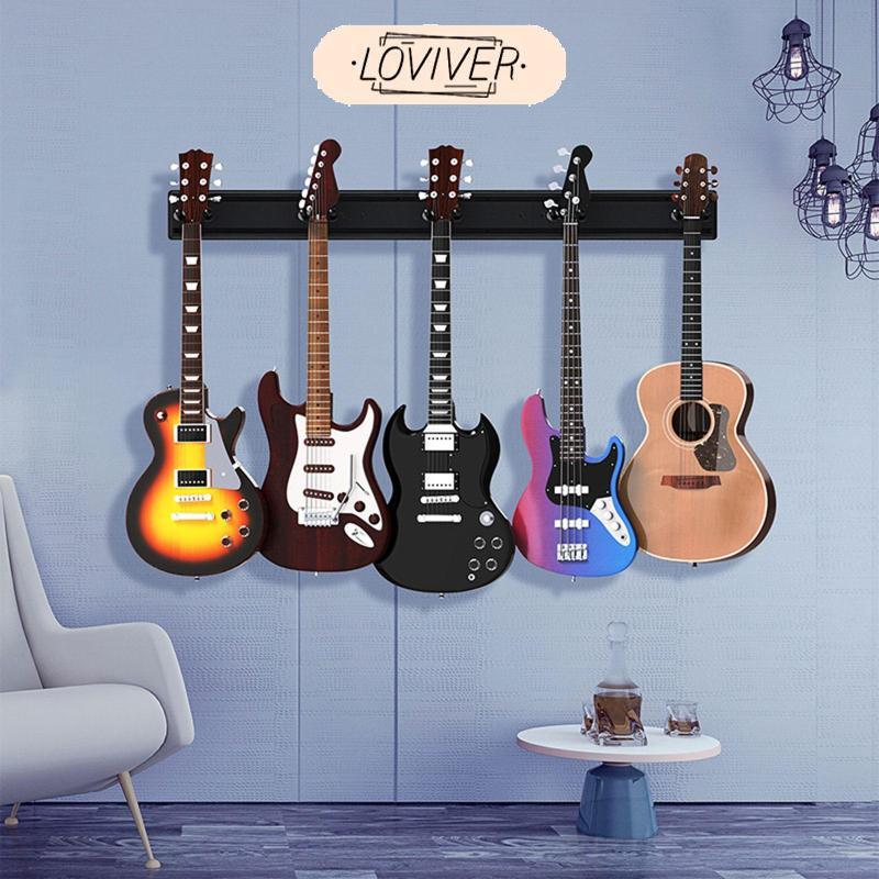 [LOVIVER] Guitar Hanger Guitar Wall Mount Rack for Acoustic Guitar ...