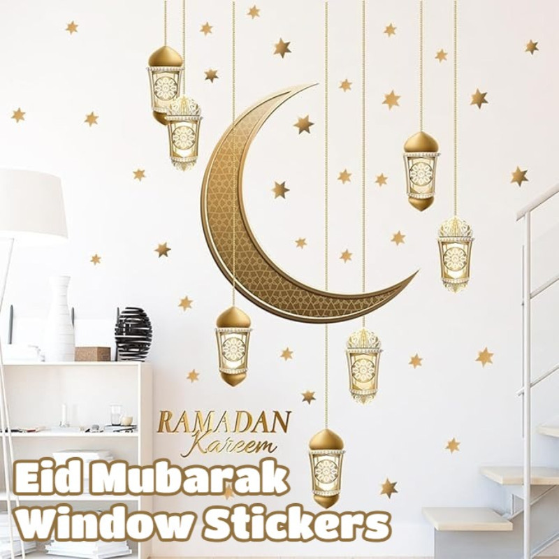 Raya Window Sticker Wall Sticker Ramadan Decoration Eid Mubarack Home ...