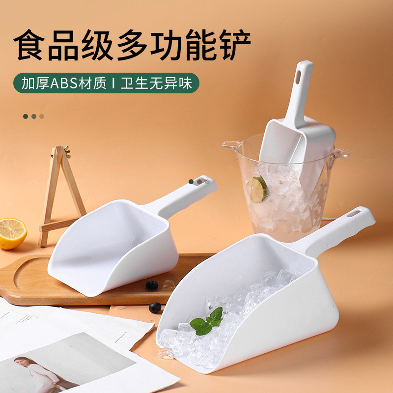 Plastic Ice Shovel Thickened Large Milk Tea Shop Ice Maker Special Food ...