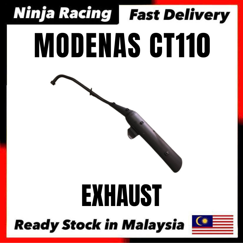 MODENAS CT110 EXHAUST (ST) CT 110 STANDARD STD EXHAUST EKZOS MUFFLER ...