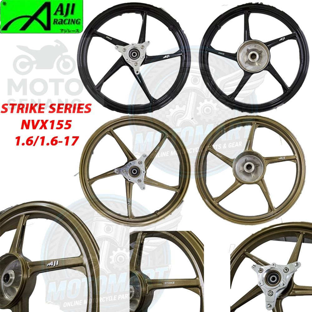 AJI RACING NVX155 V1 V2 SPORT RIM STRIKE SERIES SP500 5BATANG 17INCH 1. ...