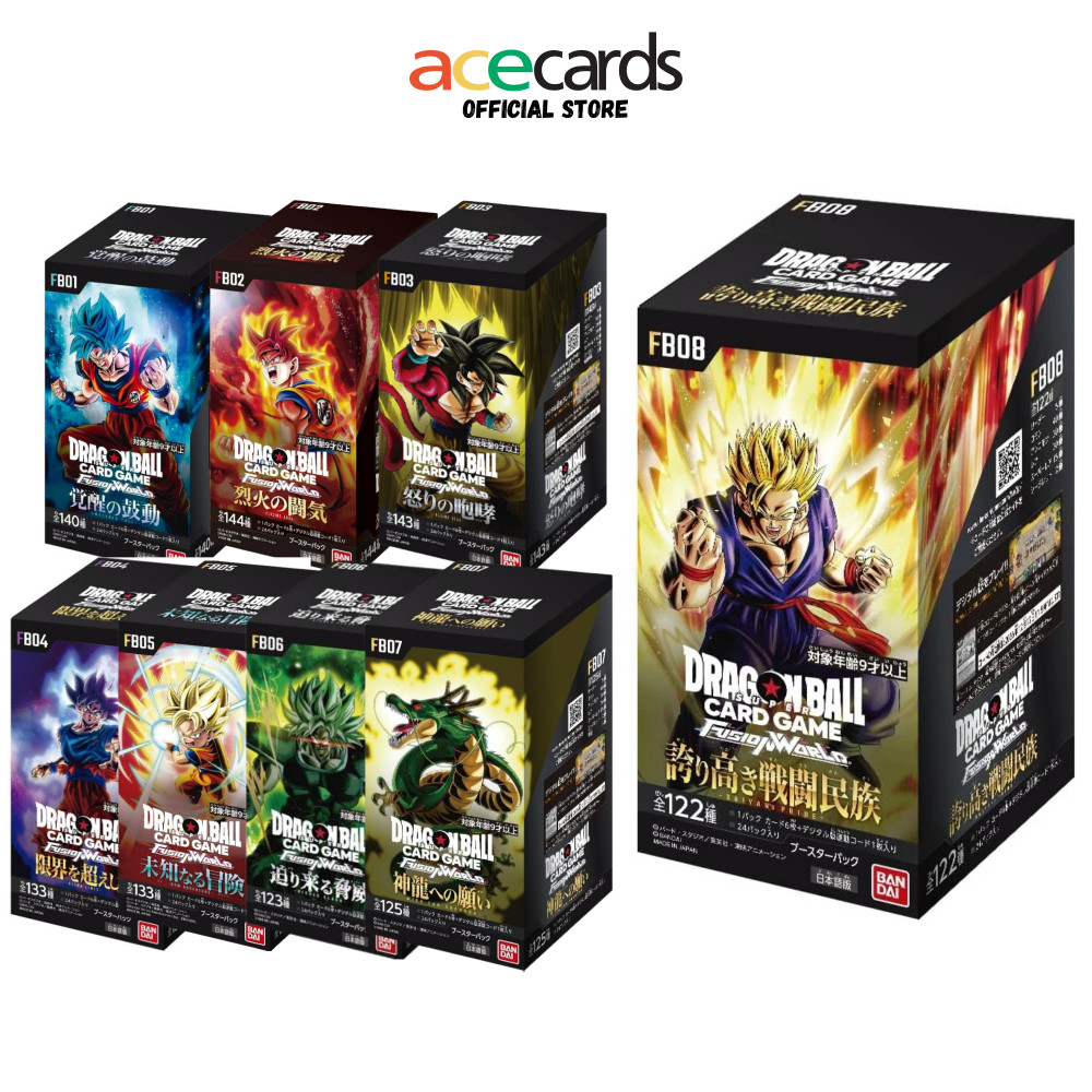 Dragon Ball Super TCG: Fusion World FB-01/FB-02/FB-03/FB03 Booster Box  (Japanese) | Shopee Malaysia