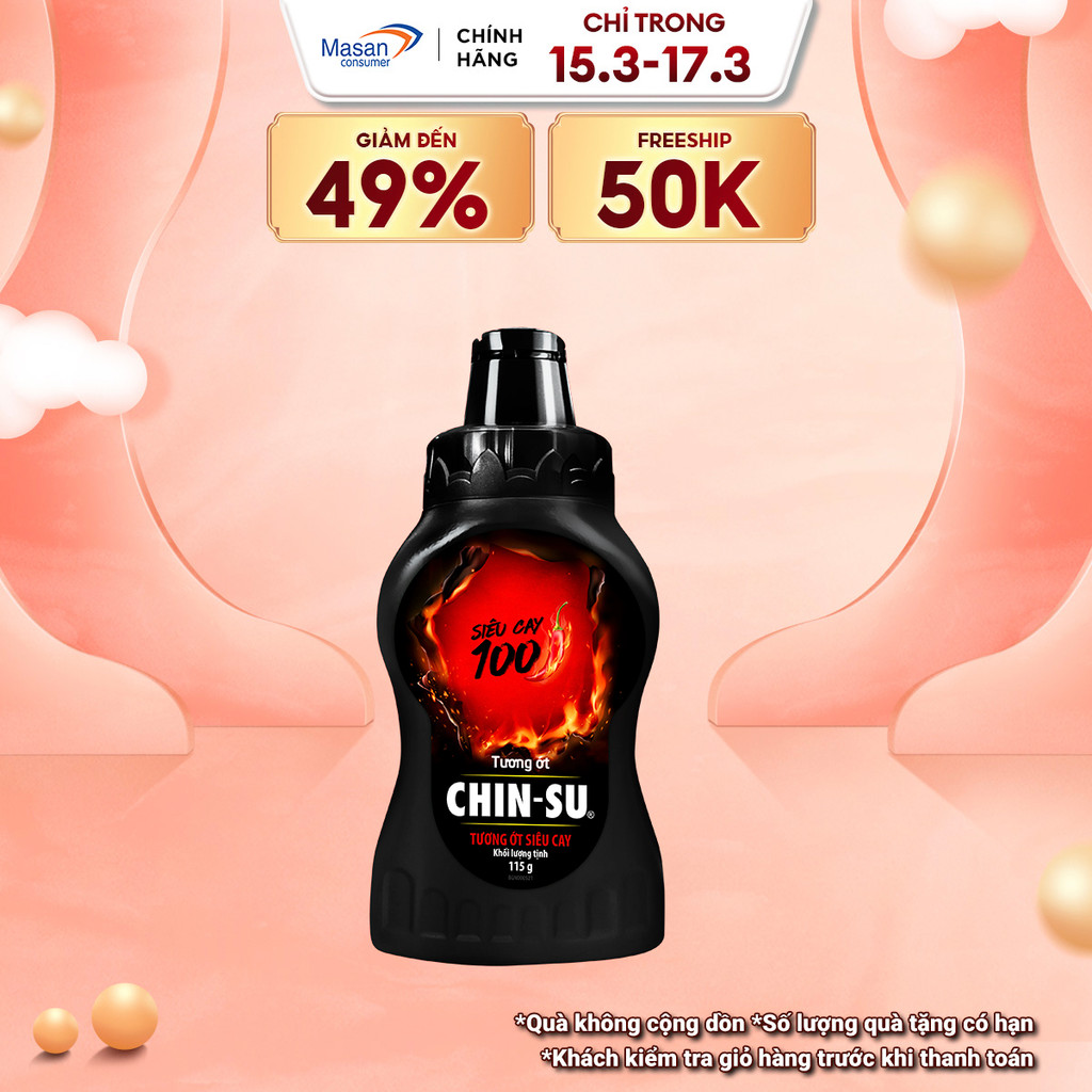 CHIN-SU SPICY chili sauce 100 x bottle x 110gr | Shopee Malaysia