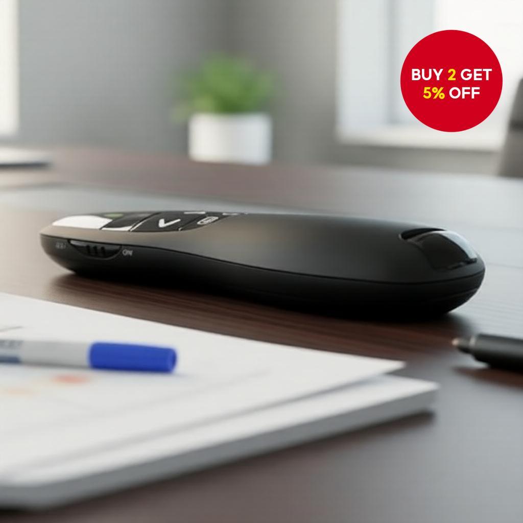 Wireless Presentation Remote Clicker for PowerPoint, Laptop Slide ...