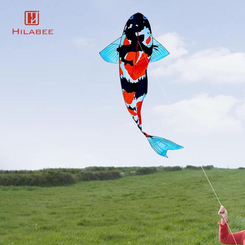 HILABEE Large Kite in The Shape of A , with A Suspended Windsock in The ...