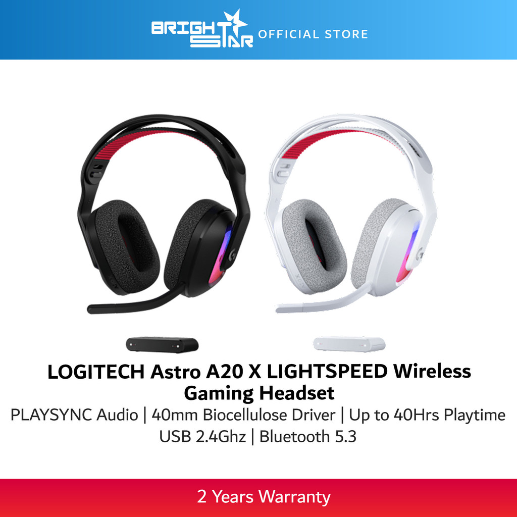 LOGITECH Astro A20 X LIGHTSPEED Wireless Gaming Headset | Shopee Malaysia