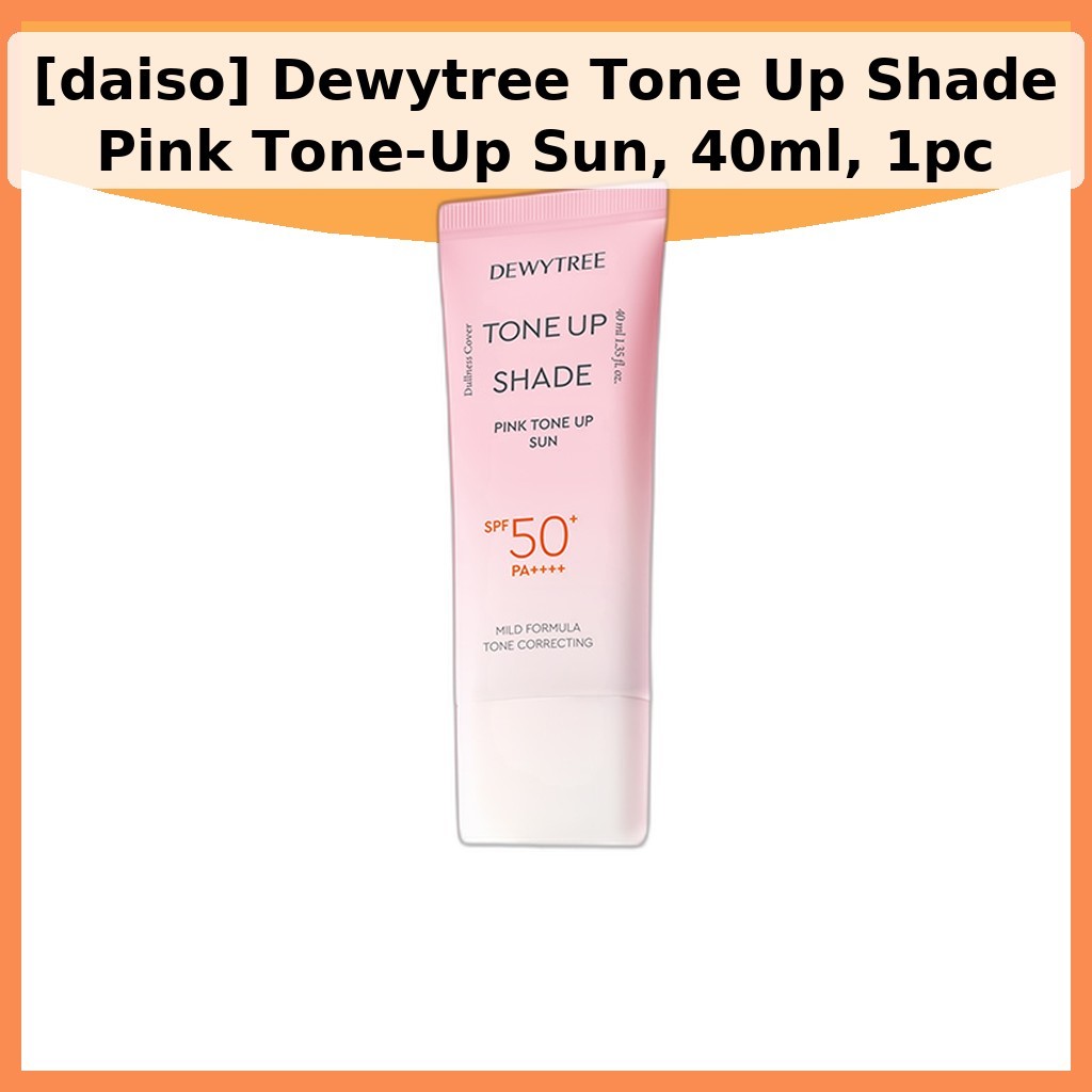 [daiso] Dewytree Tone Up Shade Pink Tone-Up Sun, 40ml, 1pc / Korean ...