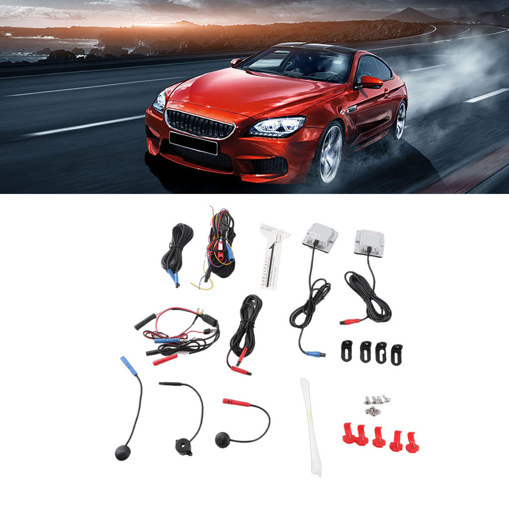 12V Universal Blind Spot Detection Monitoring System Kit BSD Sensor ...