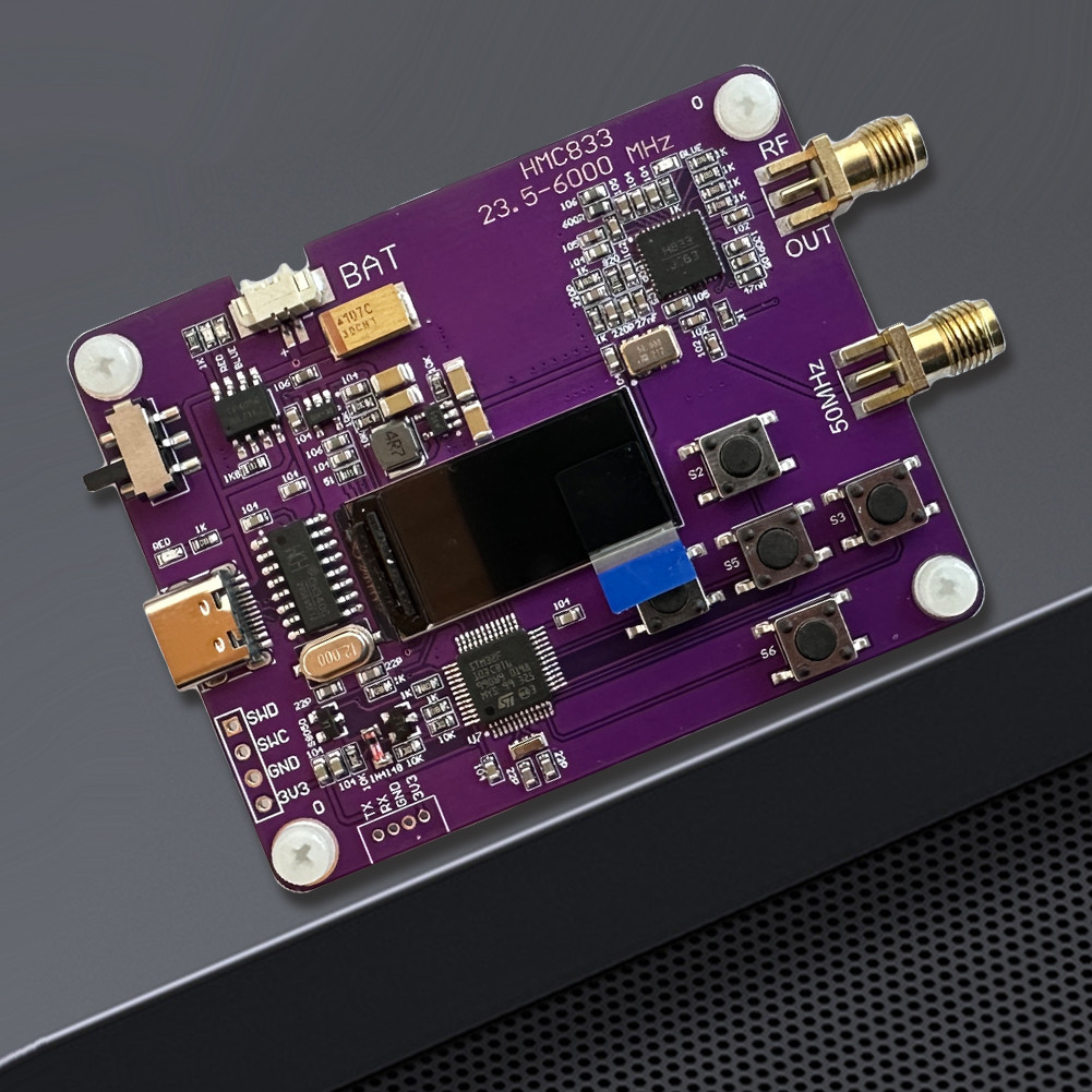 HMC833 6Ghz RF Signal Generator 23.5MHZ-6000MHz RF Signal Source ...