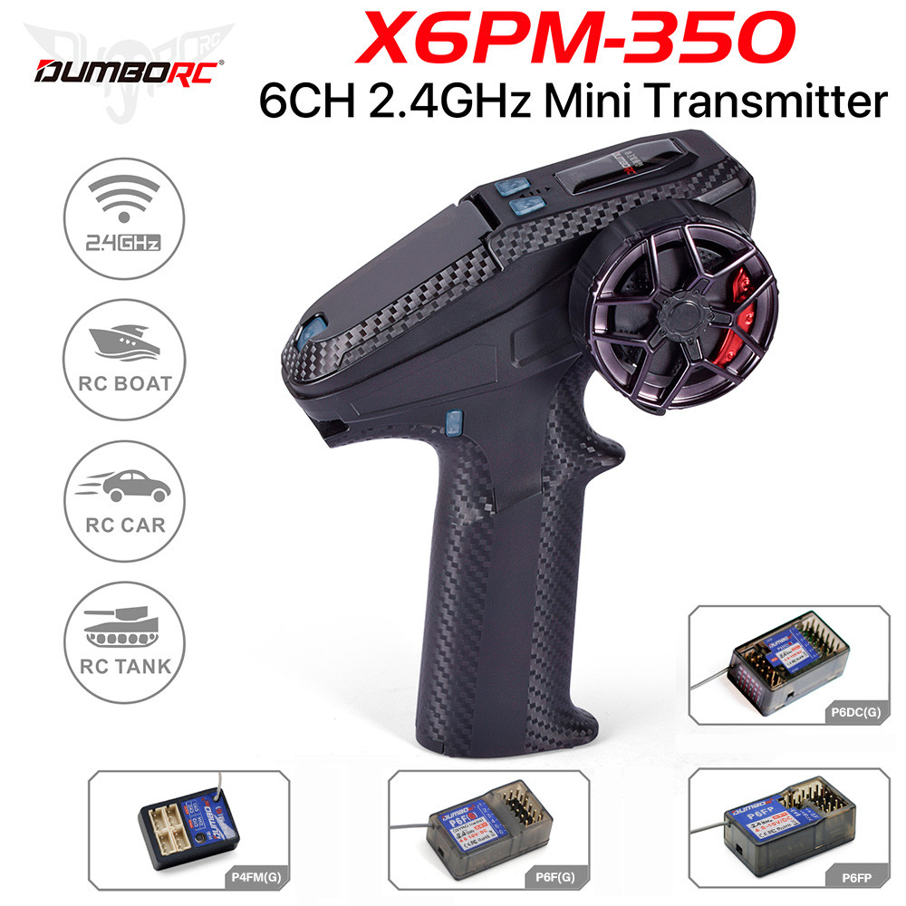 DUMBORC X6PM-350 RC Transmitter and Receiver Kit BL3F/X6FG/X6FP/X4FMG 2 ...